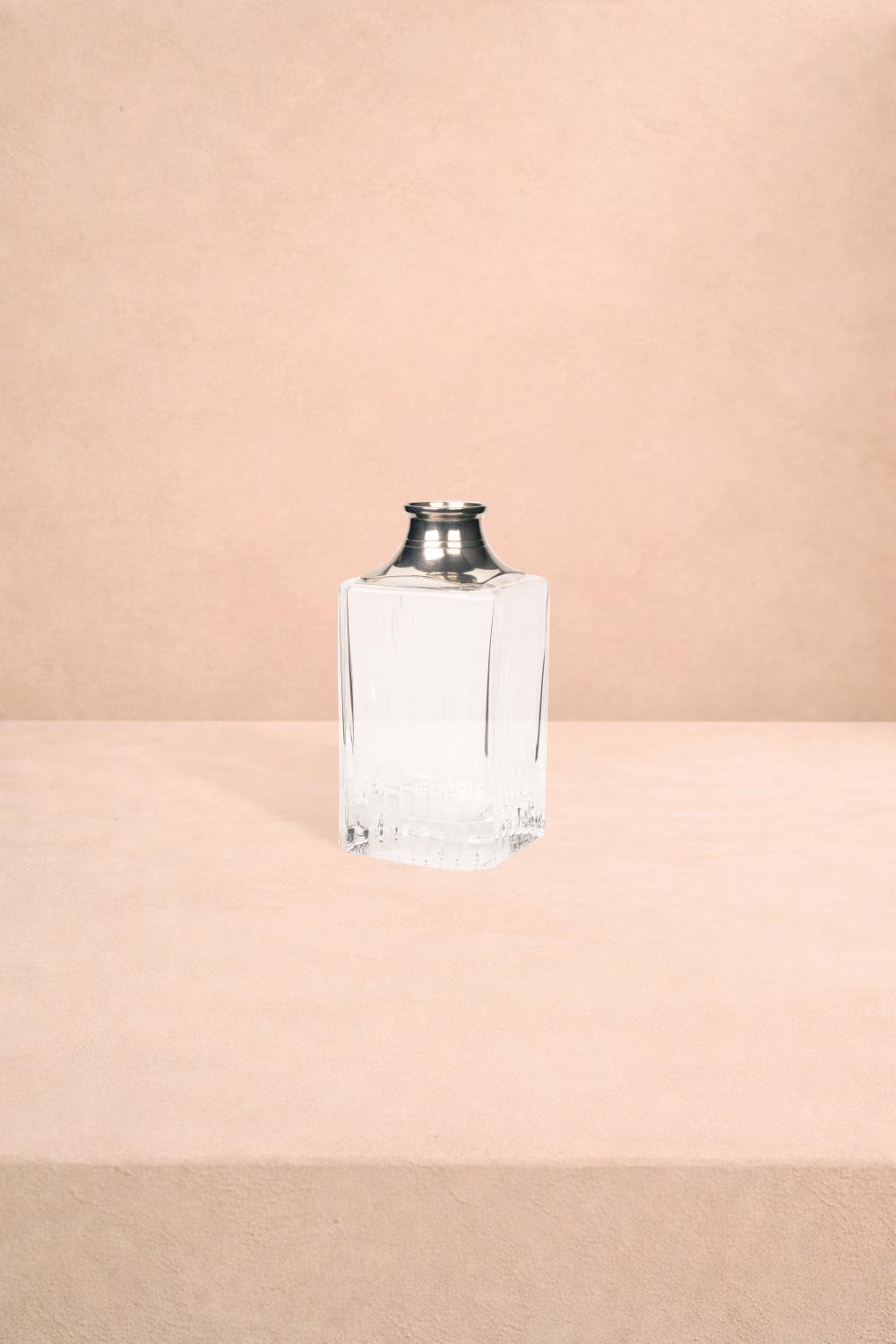 Silver Crest Crystal Decanter
