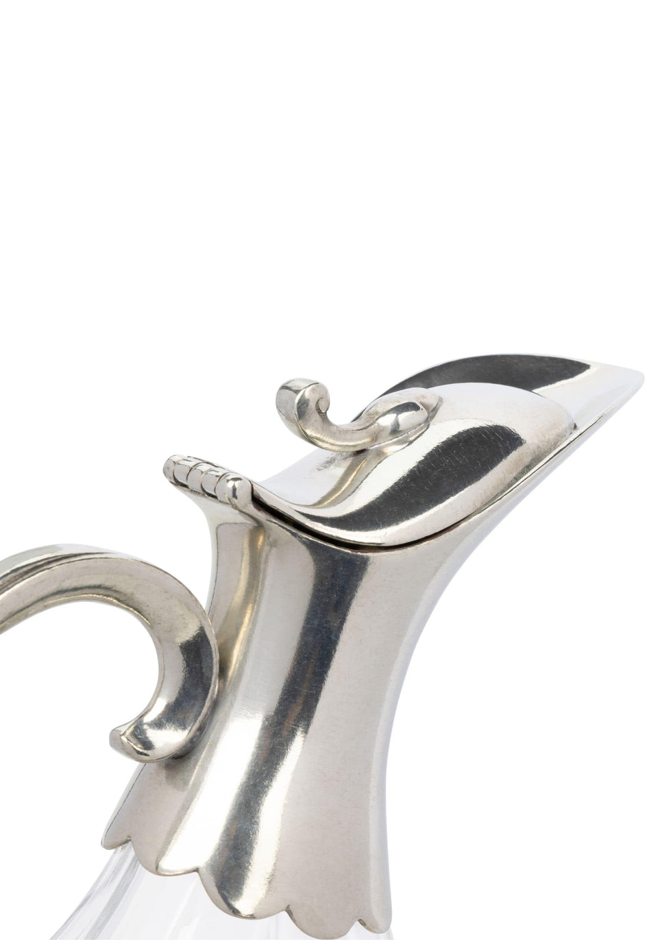 Decanter Silver Drake Crystal Decanter