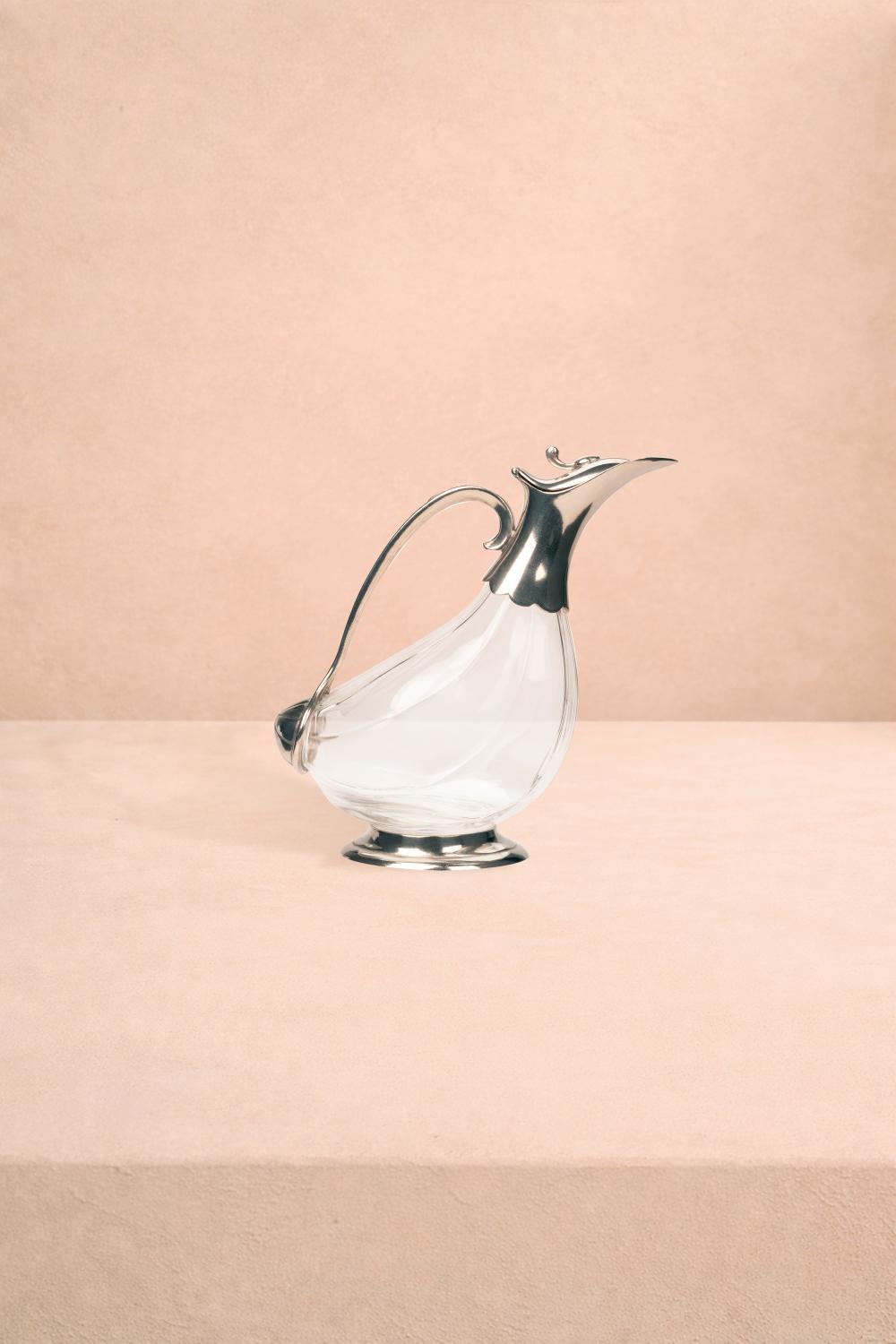 Silver Drake Crystal Decanter