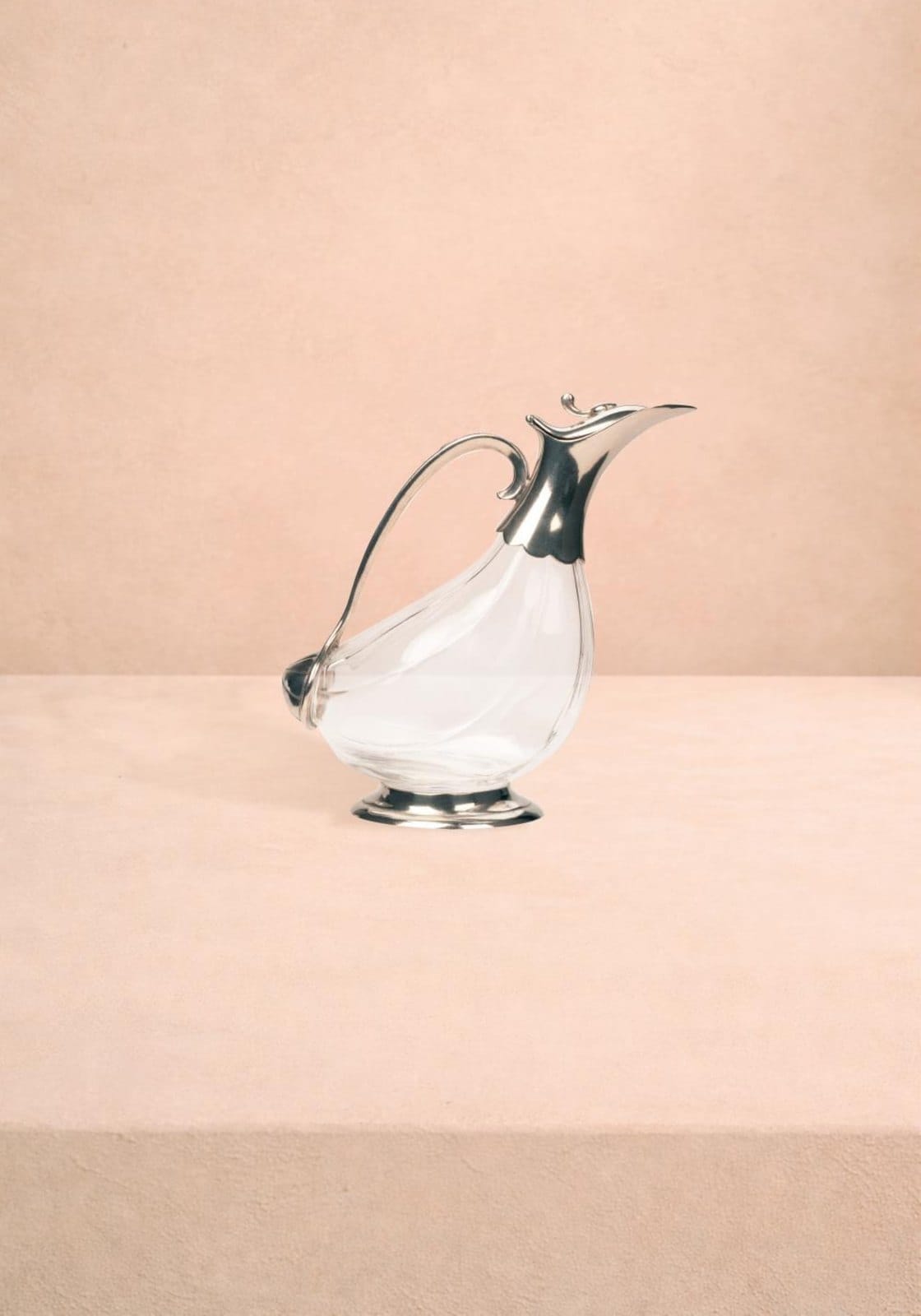 Decanter Silver Drake Crystal Decanter