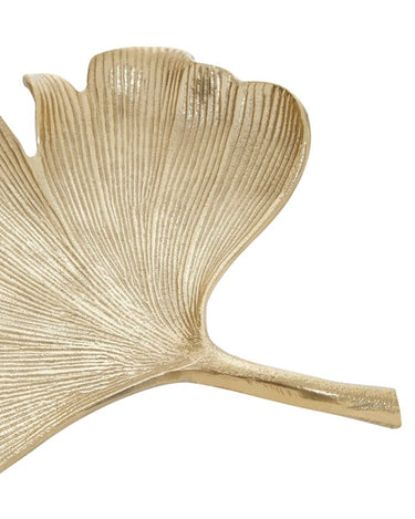 Antique Finish Ginko Leaf Dish