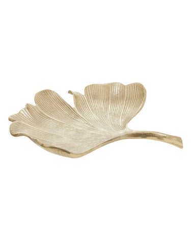 Antique Finish Ginko Leaf Dish