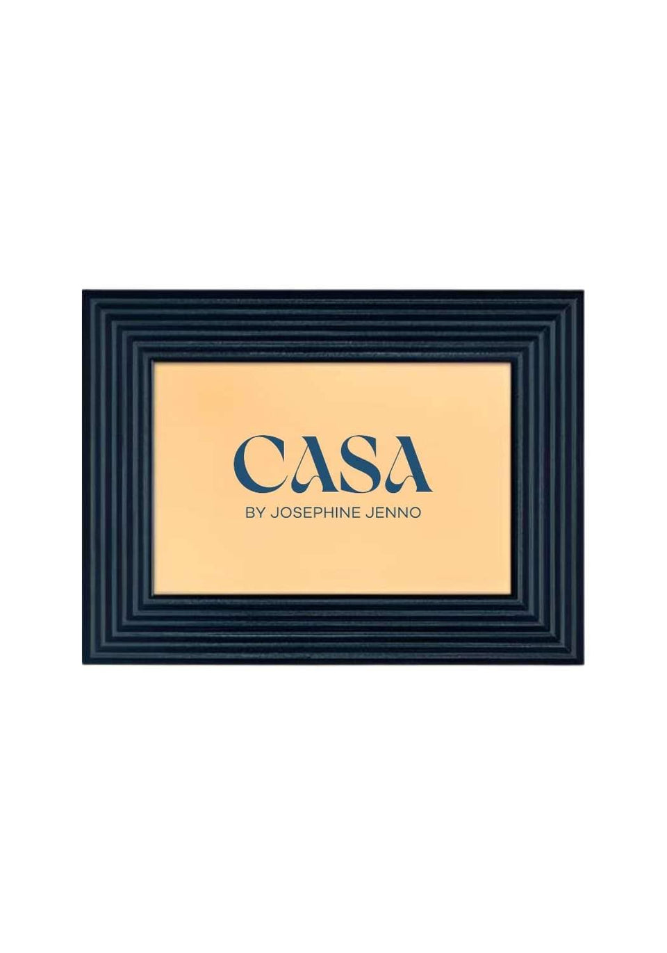 Deep Blue Marquetry Photo Frame 6x4" - Casa by Josephine Jenno