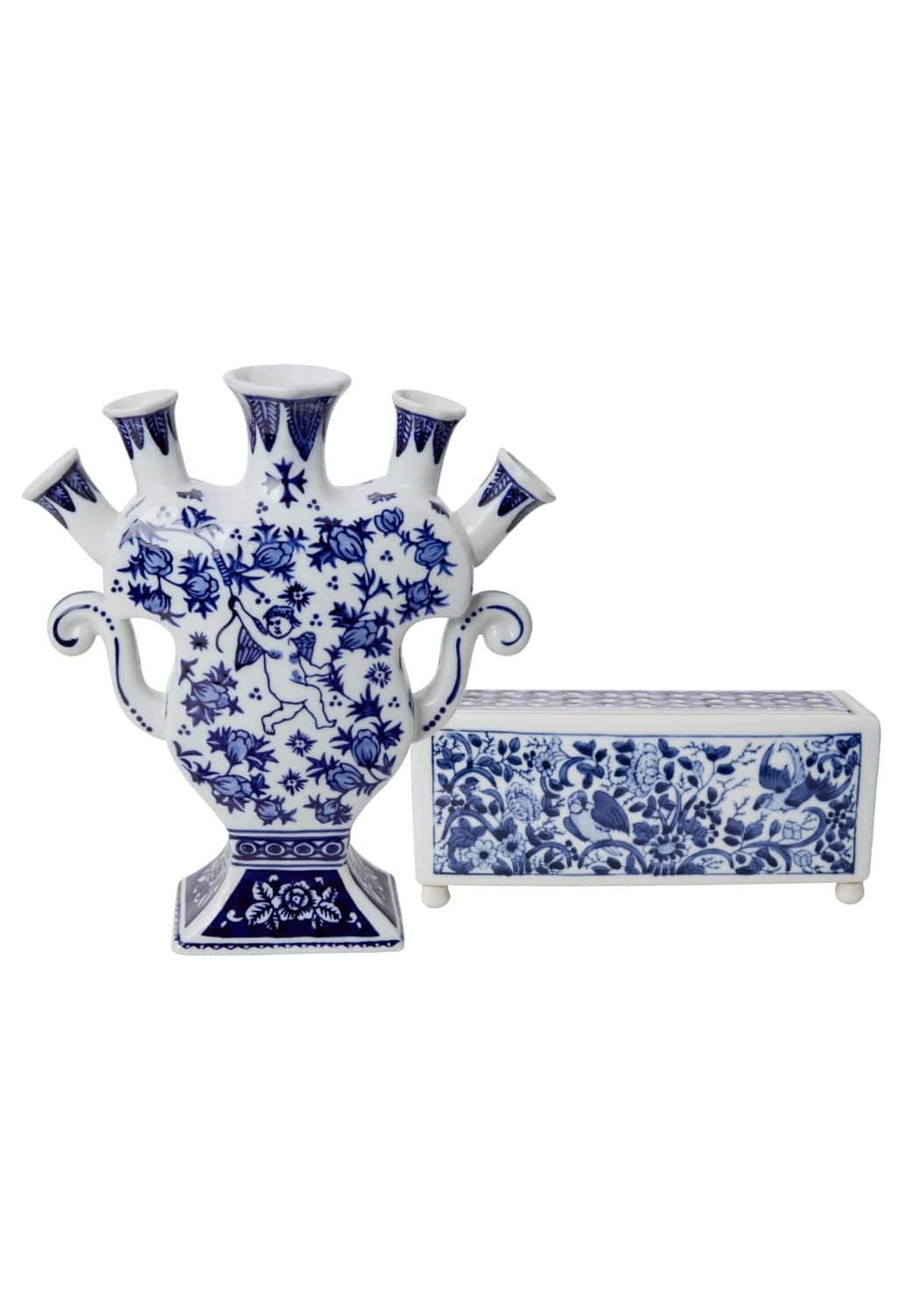 Delft Tuliperie Vase- Set of 2