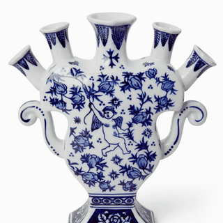 Delft Tulipierie Vase with Angel - Casa by Josephine Jenno