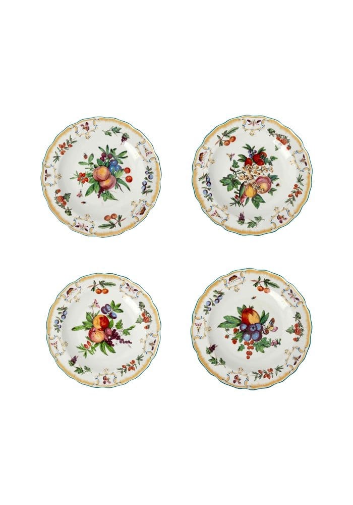 4 Duke of Gloucester Side/Pudding Plates x 4