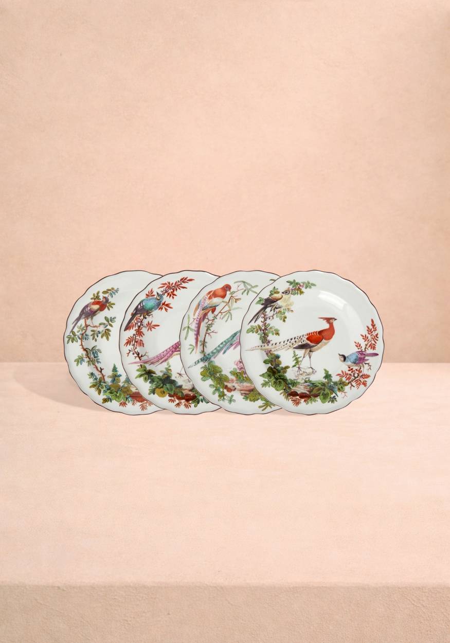 MOTTAHEDEH Chelsea Bird Side Plates - Set of 4