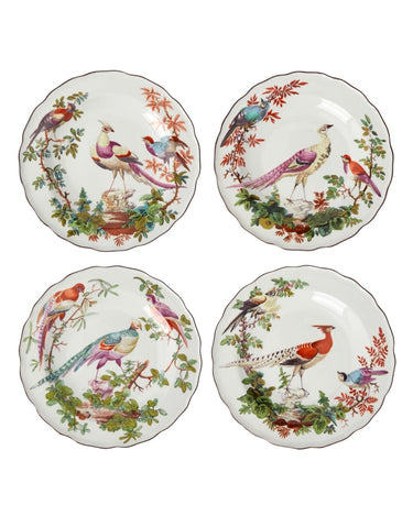 Chelsea Bird Side/Pudding Plates - Set of 4