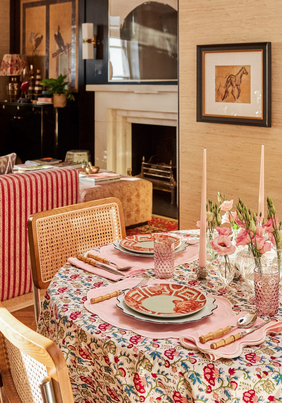 Chloe's Cheeky Chinoise Dessert Plate - Set of 4