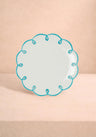 Sky Blue Scalloped Dessert Plate - Set of 4