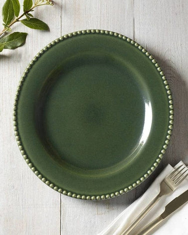 Bobble Dinner Plate Green Set of 4