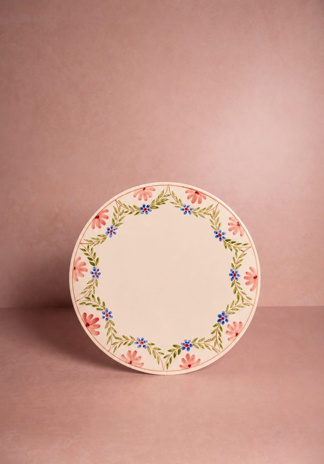 Camilla Dinner Plate, Green Garland