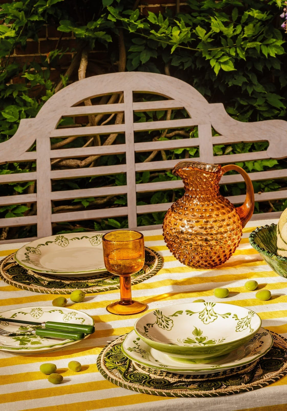 Dinner Plate Cara Shell Dinner Plate, Green