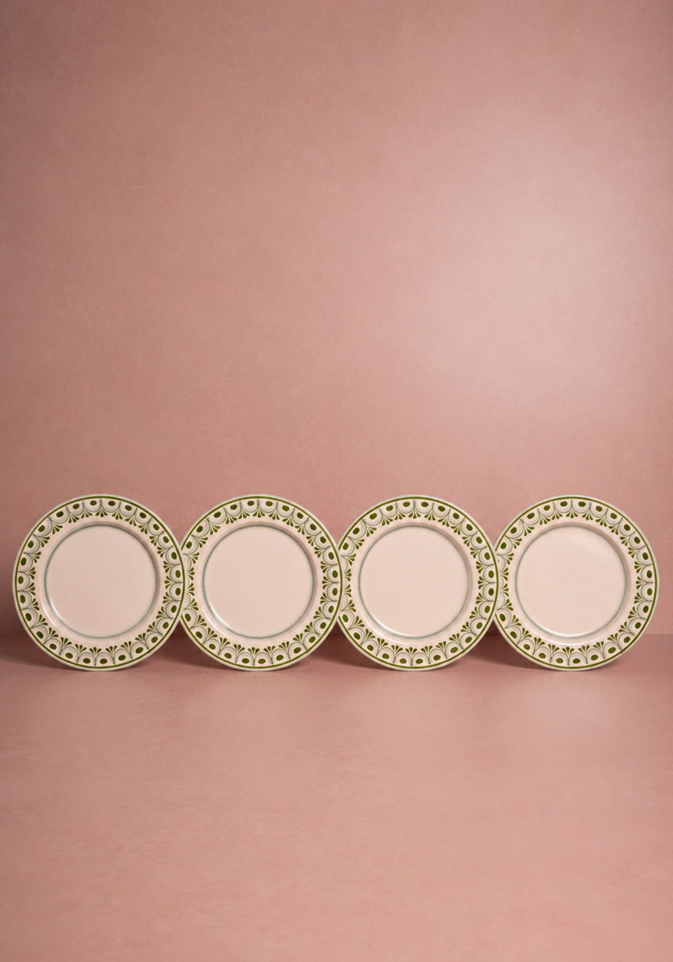 Cordelia Dinner Plate, Green