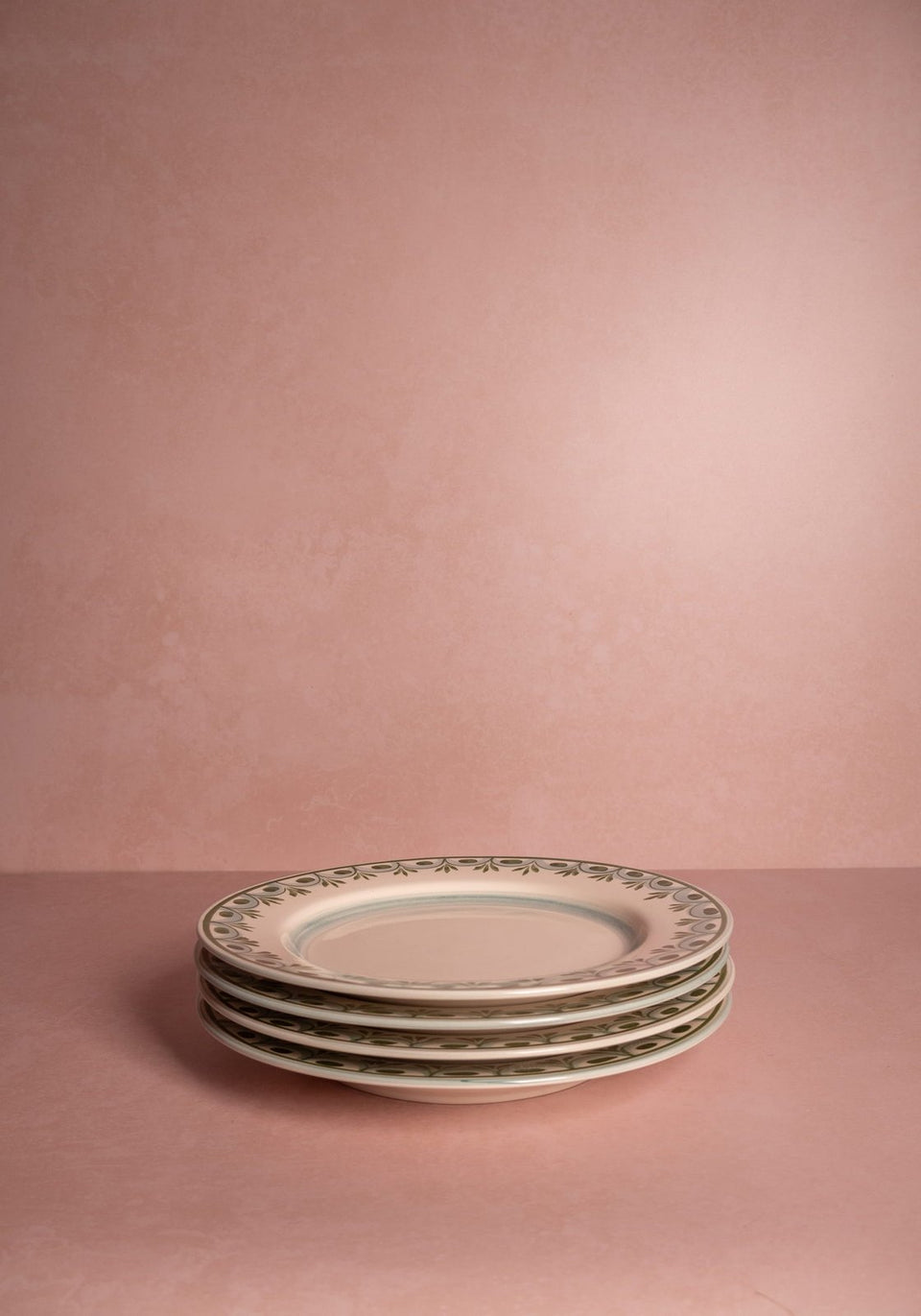 Cordelia Dinner Plate, Green