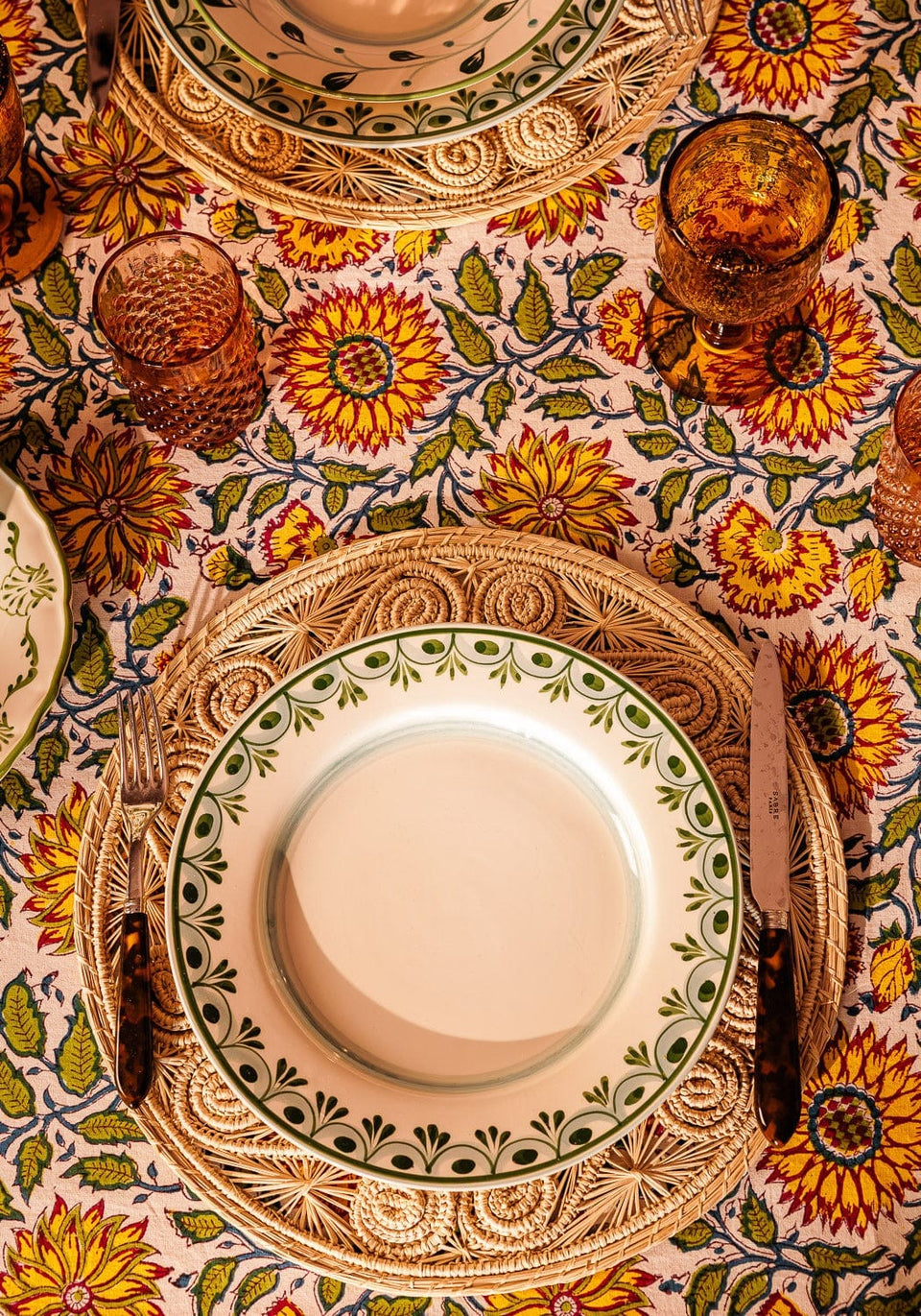 Dinner Plate Cordelia Dinner Plate, Green Set of 4