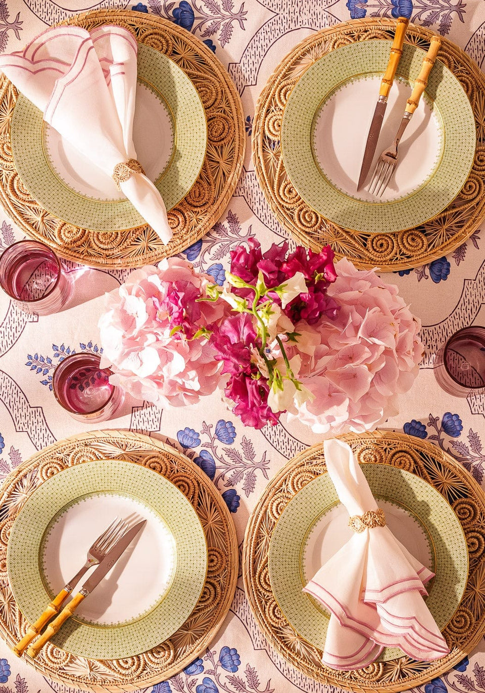 Dinner Plate Green Apple Lace Dinner Plates - Set of 4