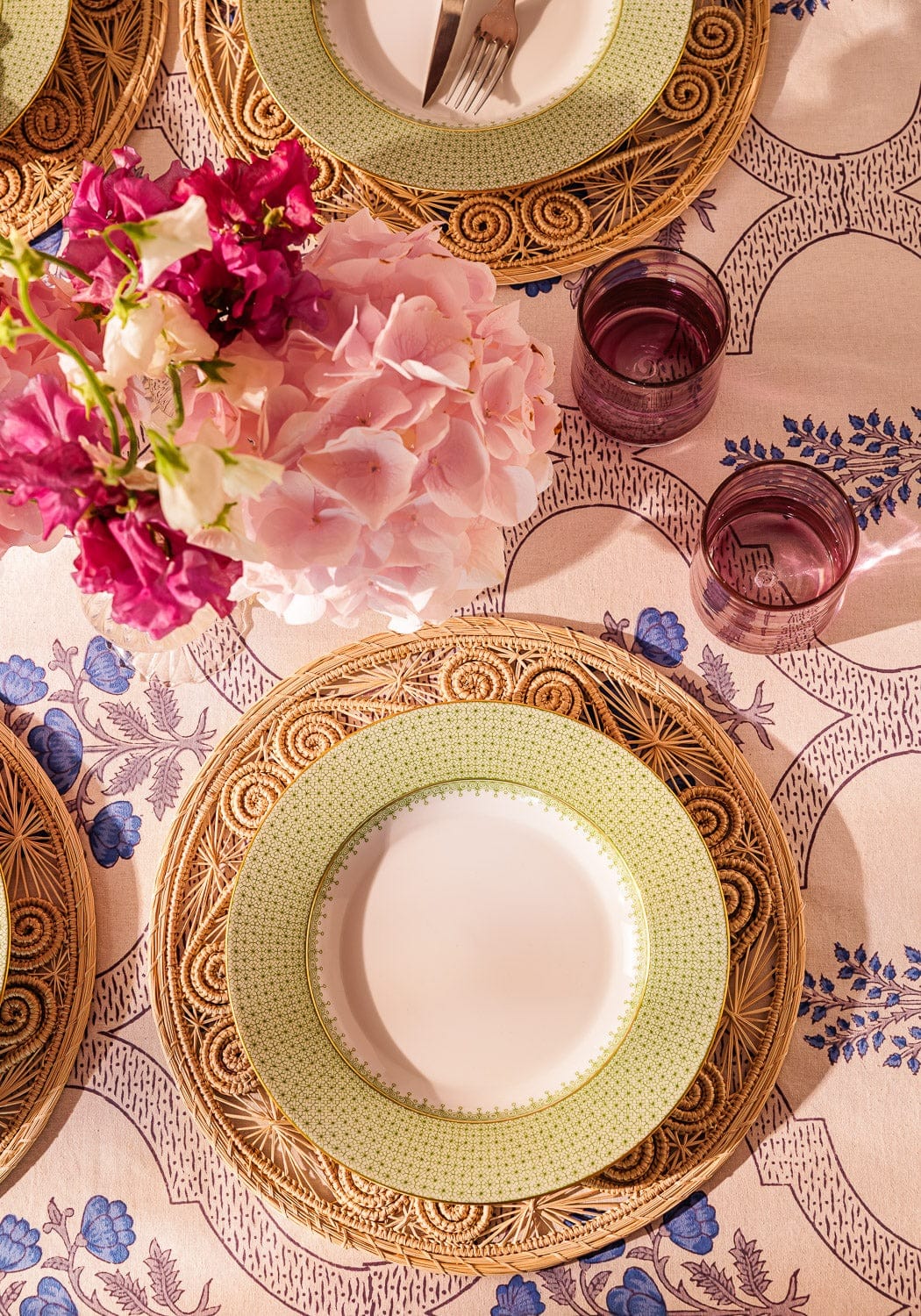 Dinner Plate Green Apple Lace Dinner Plates - Set of 4