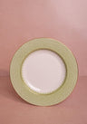 Green Apple Lace Dinner Plates - Set of 4