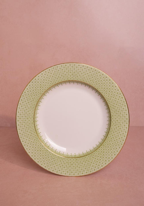 Green Apple Lace Dinner Plates - Set of 4