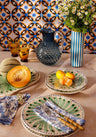 Peacock Dinner Plate, Green