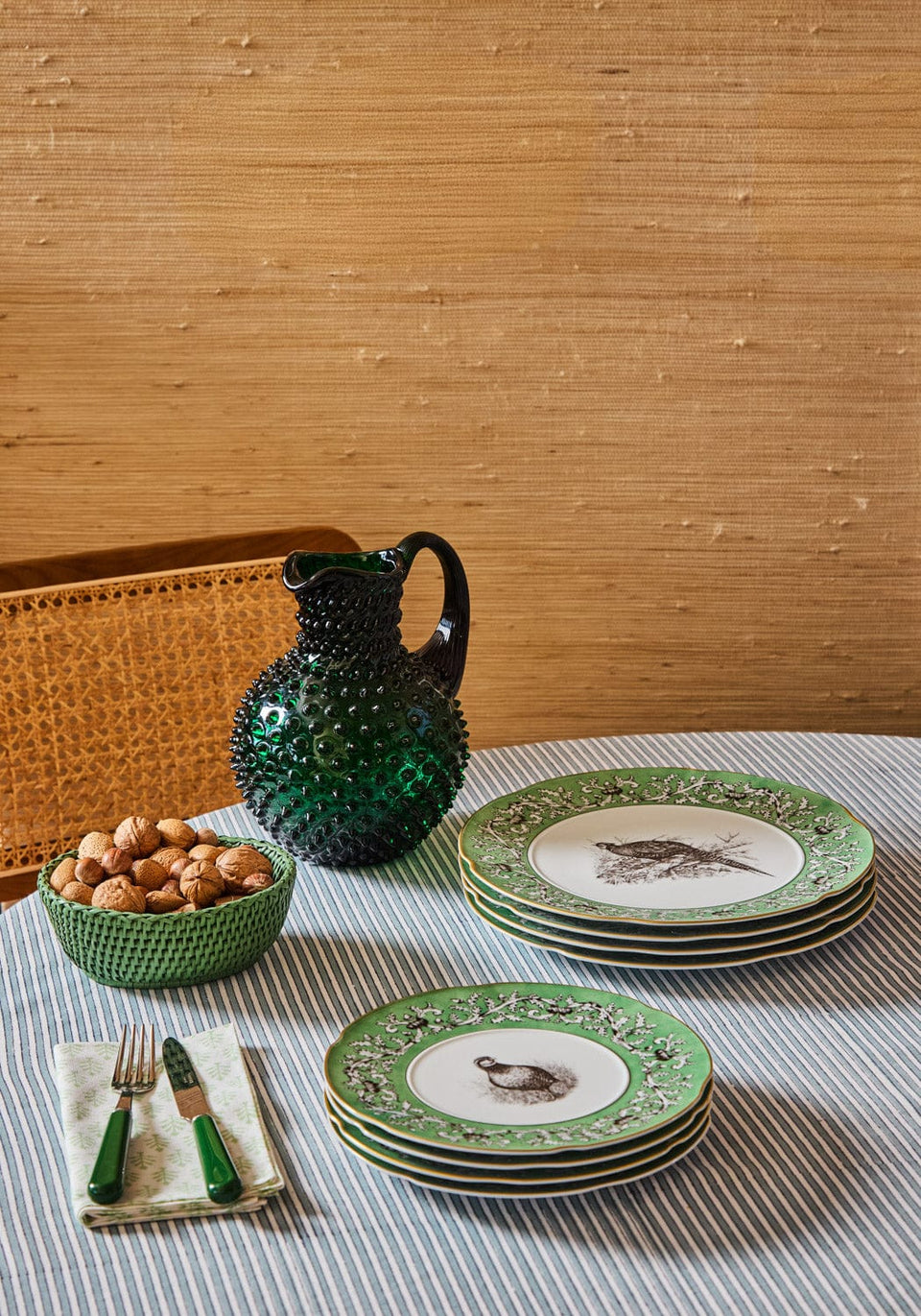 Pheasant Poetry Dinner Plate - Set of 4