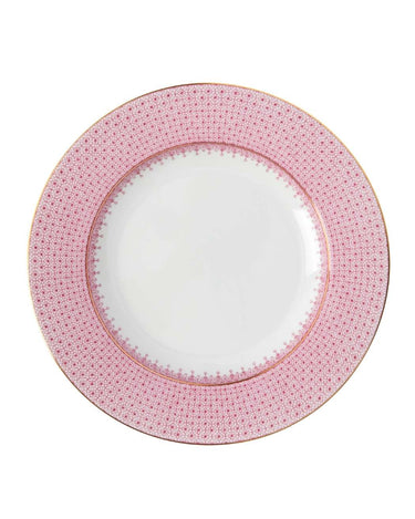 Pink Lace Dinner Plates - Set of 4