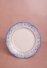 Virginia Blue and White Dinner Plates  - Set of 4