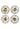 Duke of Gloucester Side/Pudding Plates - Set of 4 - Casa by Josephine Jenno