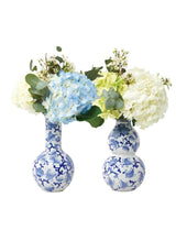 Dutch Delft Classic Vases - Set of 2 - Casa by Josephine Jenno