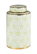 Eleanor Leaf Pattern Canister - Large - Casa by Josephine Jenno