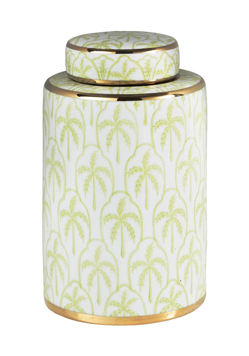 Eleanor Leaf Pattern Canister - Large