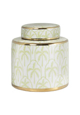 Eleanor Leaf Pattern Canister - Small - Casa by Josephine Jenno