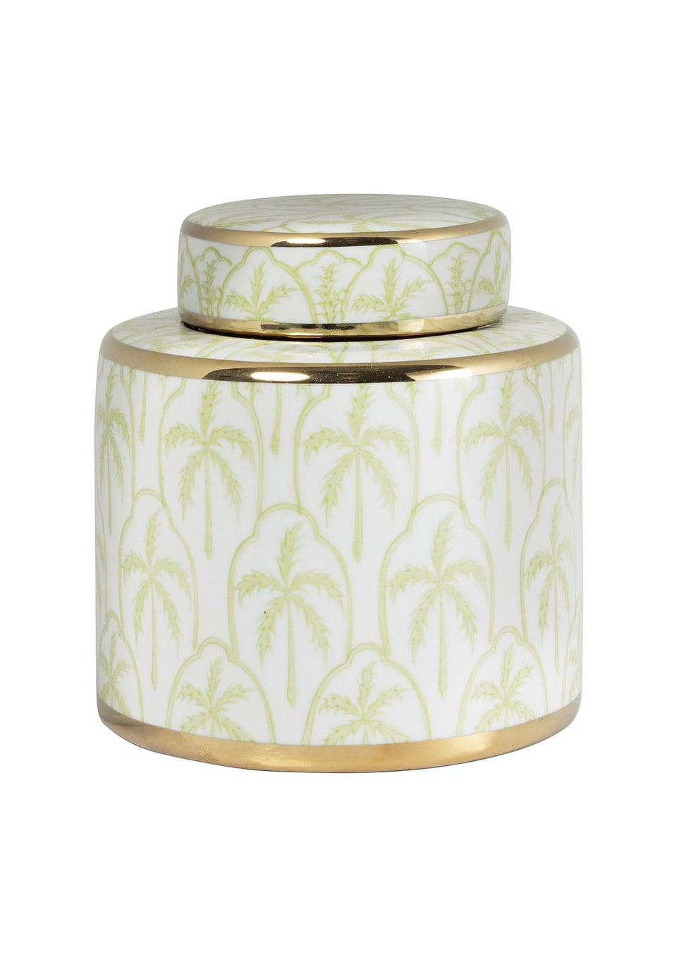 Eleanor Leaf Pattern Canister - Small - Casa by Josephine Jenno