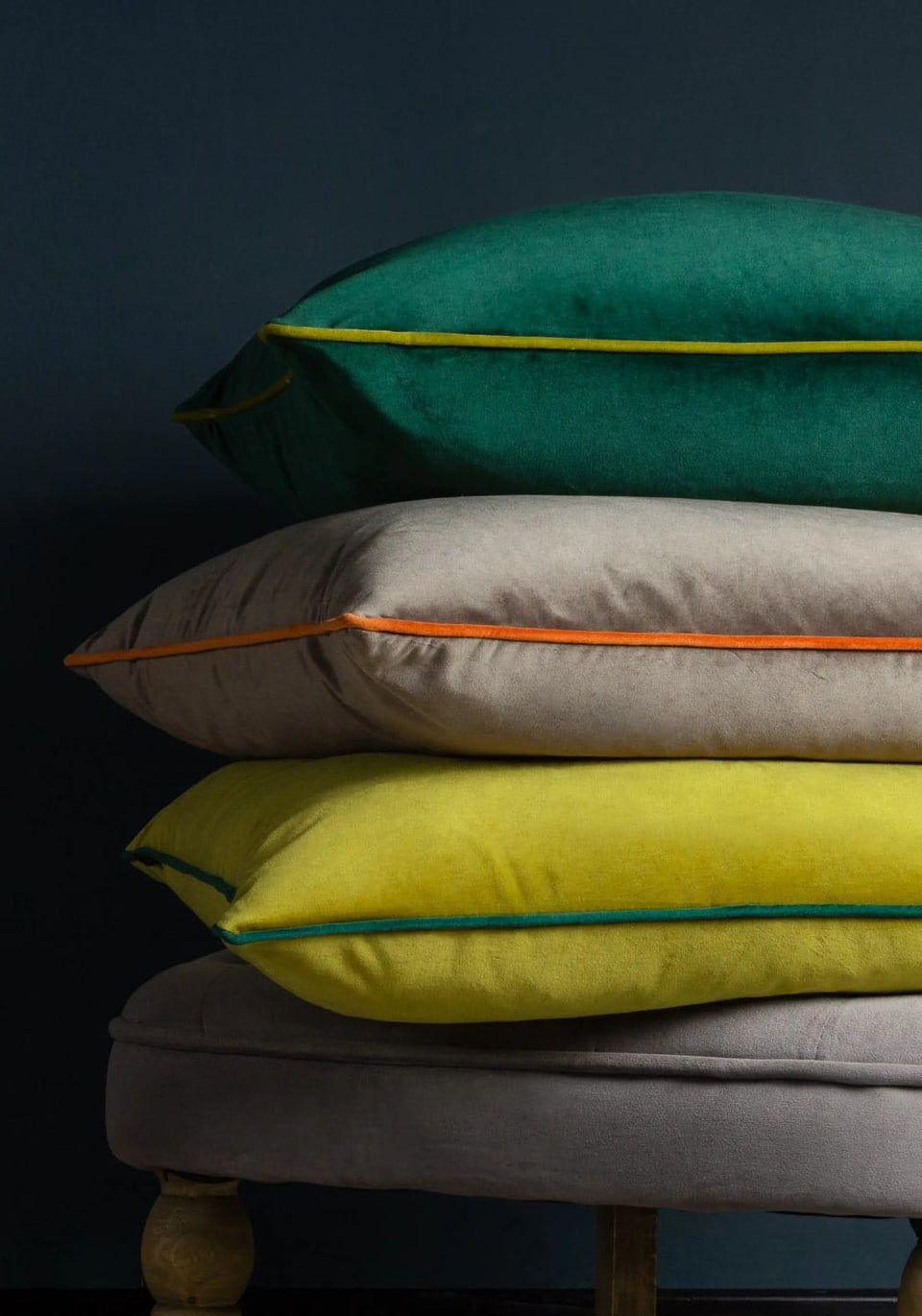 Emerald Meridian Cushion Cover - Casa by Josephine Jenno