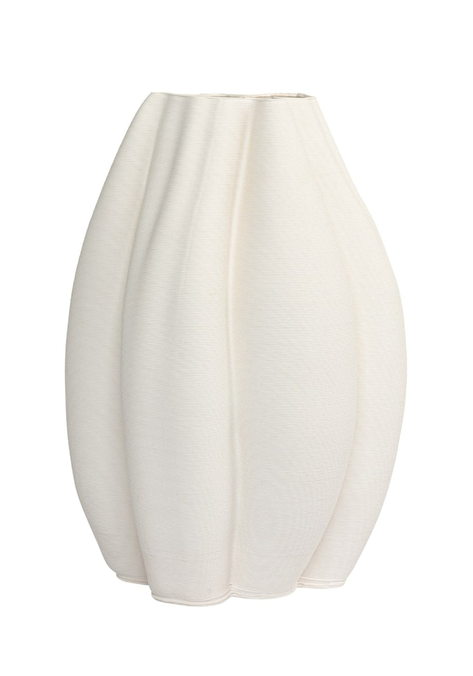 Emilie White Ceramic Vase - Casa by Josephine Jenno