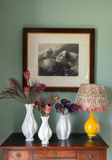 Emilie White Twisted Ceramic Vase - Casa by Josephine Jenno