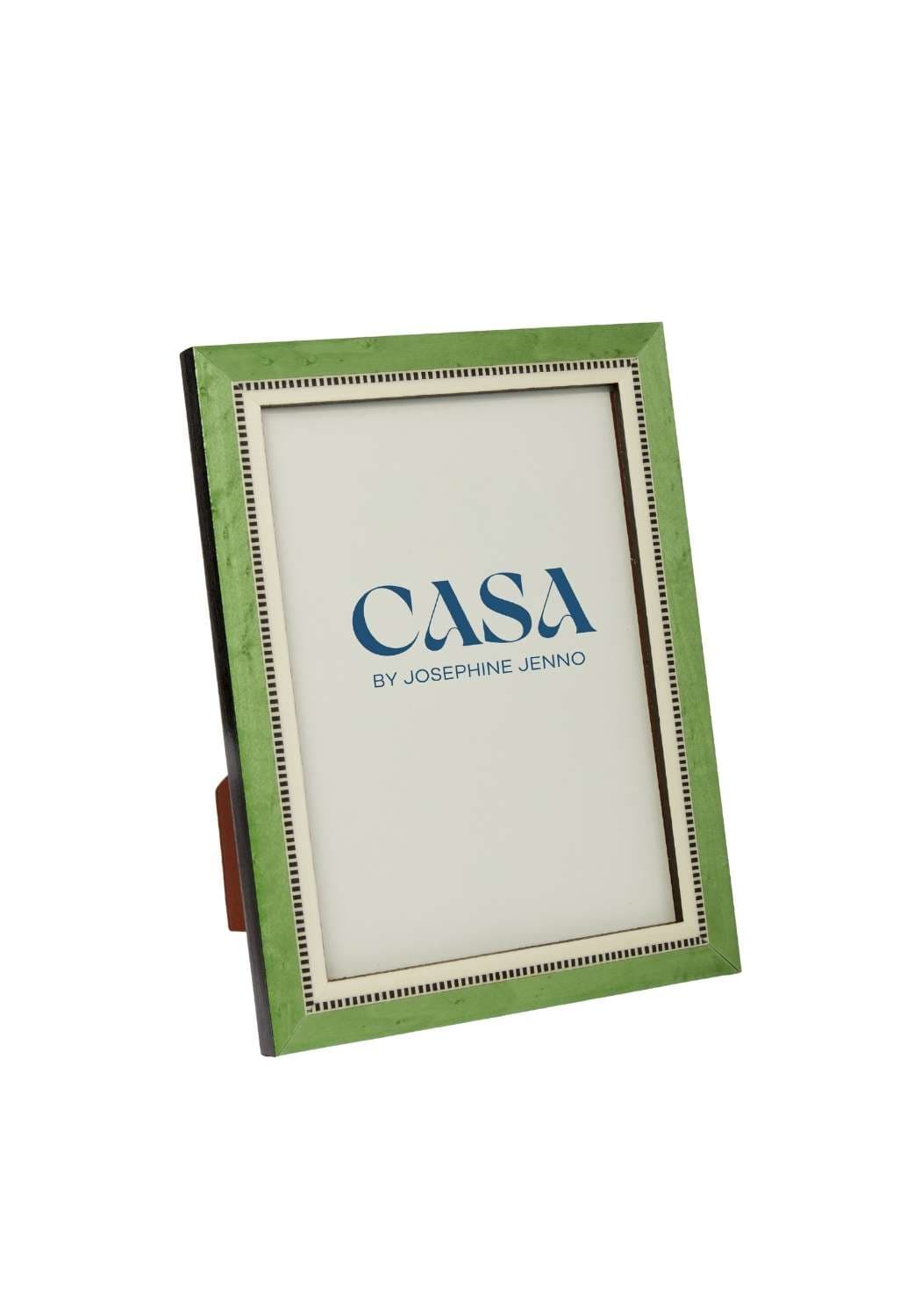 Emperor's Jade Marquetry Frame 6x4" - Casa by Josephine Jenno