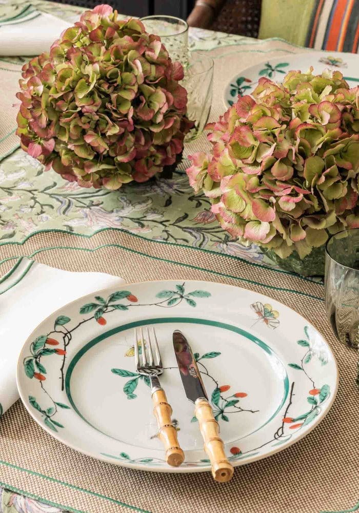 Famille Verte Dinner Plates - Set of 4 - Casa by Josephine Jenno