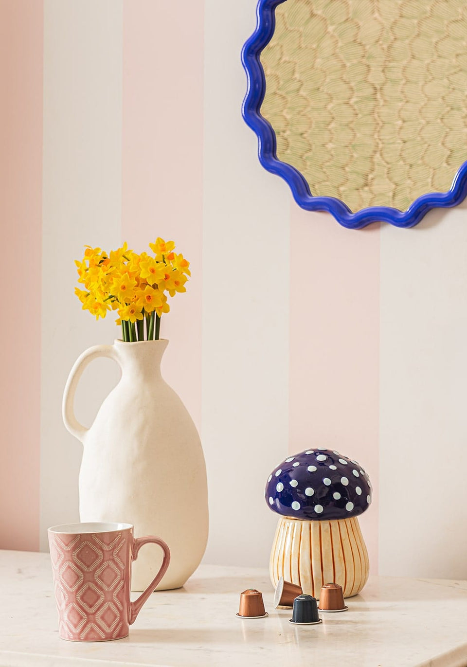 Farmhouse style Clay Jug - Casa by Josephine Jenno