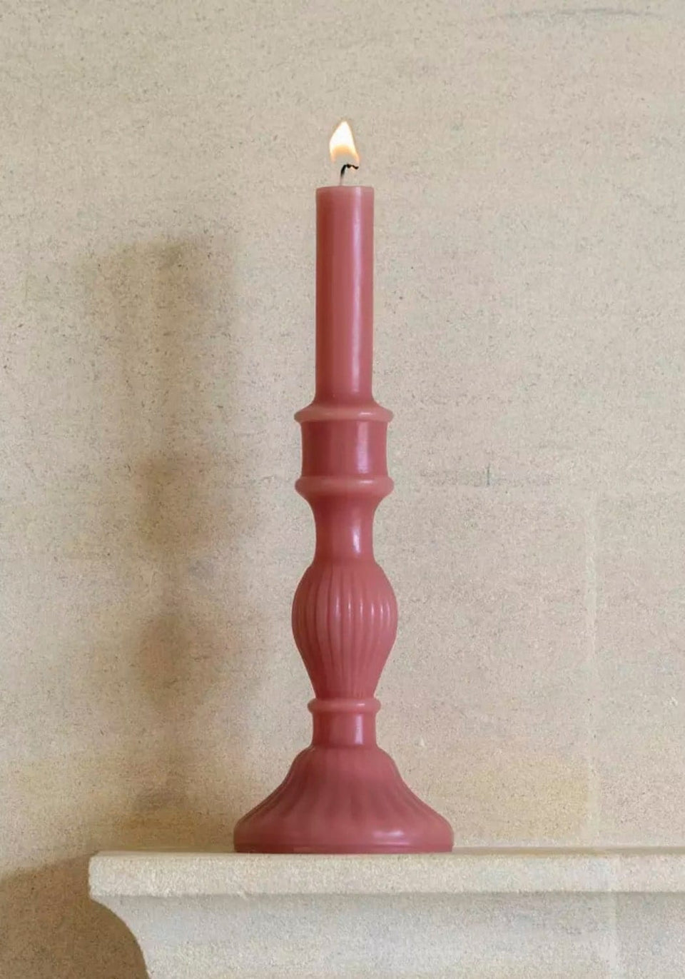 Florence Pillar Candle 26cm - Rose Set of 2 - Casa by Josephine Jenno