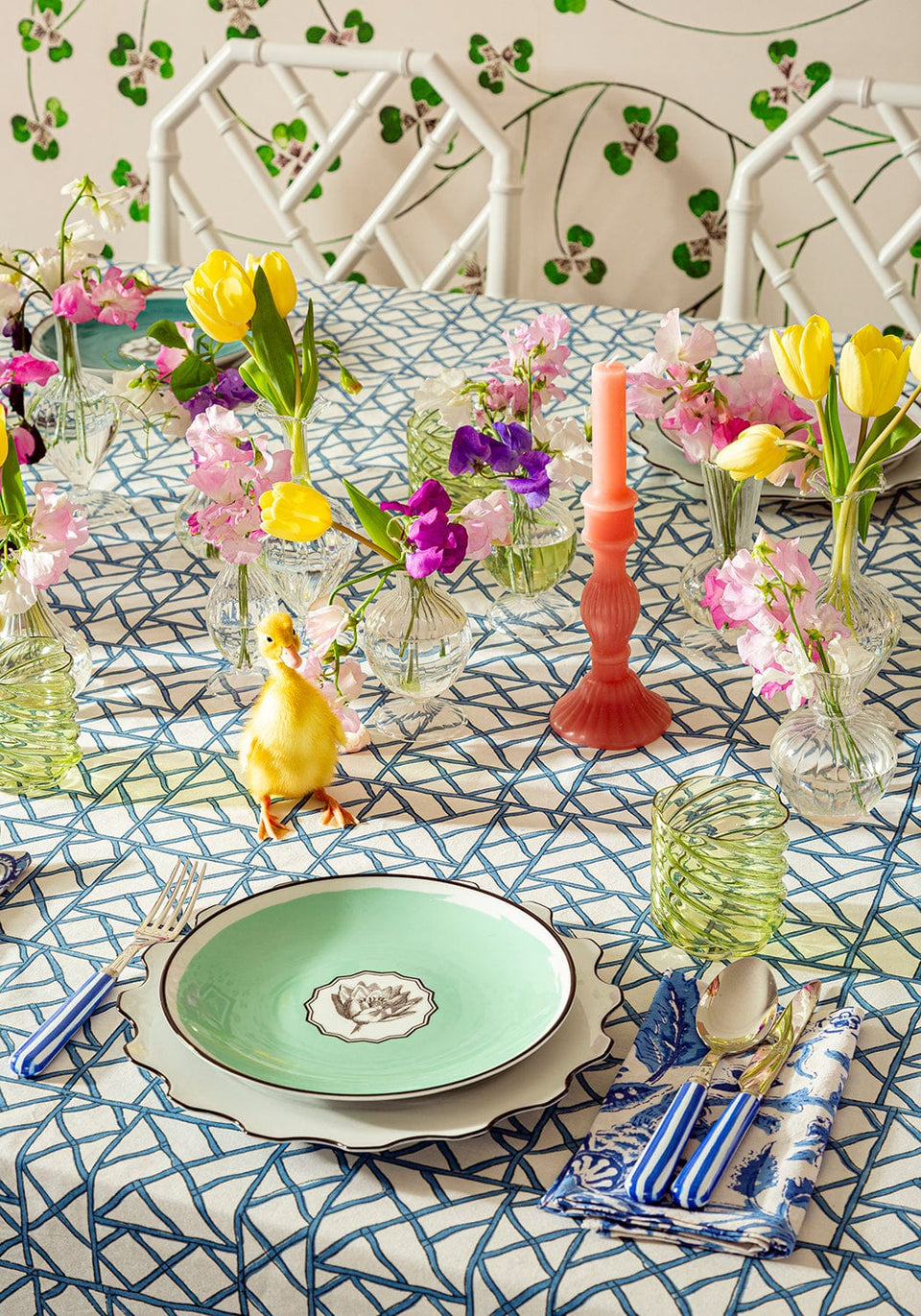 Florence Pillar Candle 26cm - Rose Set of 2 - Casa by Josephine Jenno