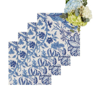 From Jaipur with Love Blue and White Table Napkin - Set of 4 - Casa by Josephine Jenno