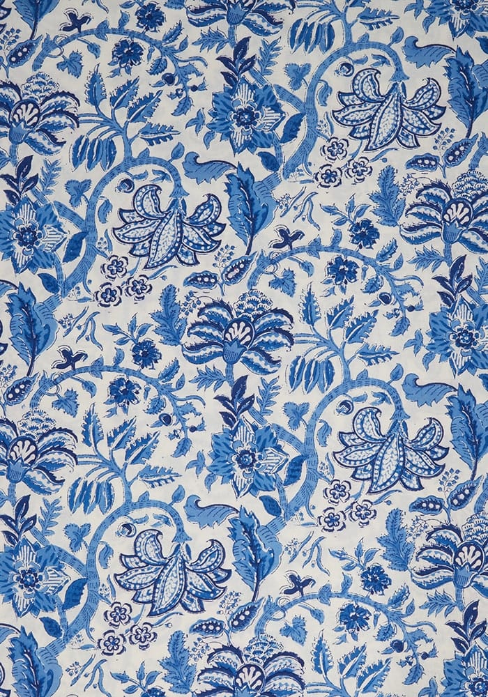 From Jaipur with Love Blue and White Tablecloth - Casa by Josephine Jenno