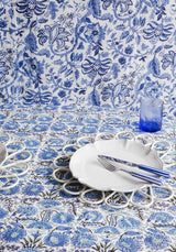 From Jaipur with Love Blue and White Tablecloth - Casa by Josephine Jenno