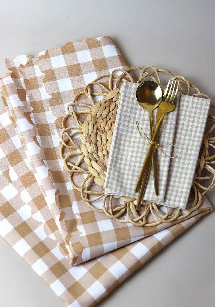 Gingham Check Napkin - Set of 4 - Casa by Josephine Jenno