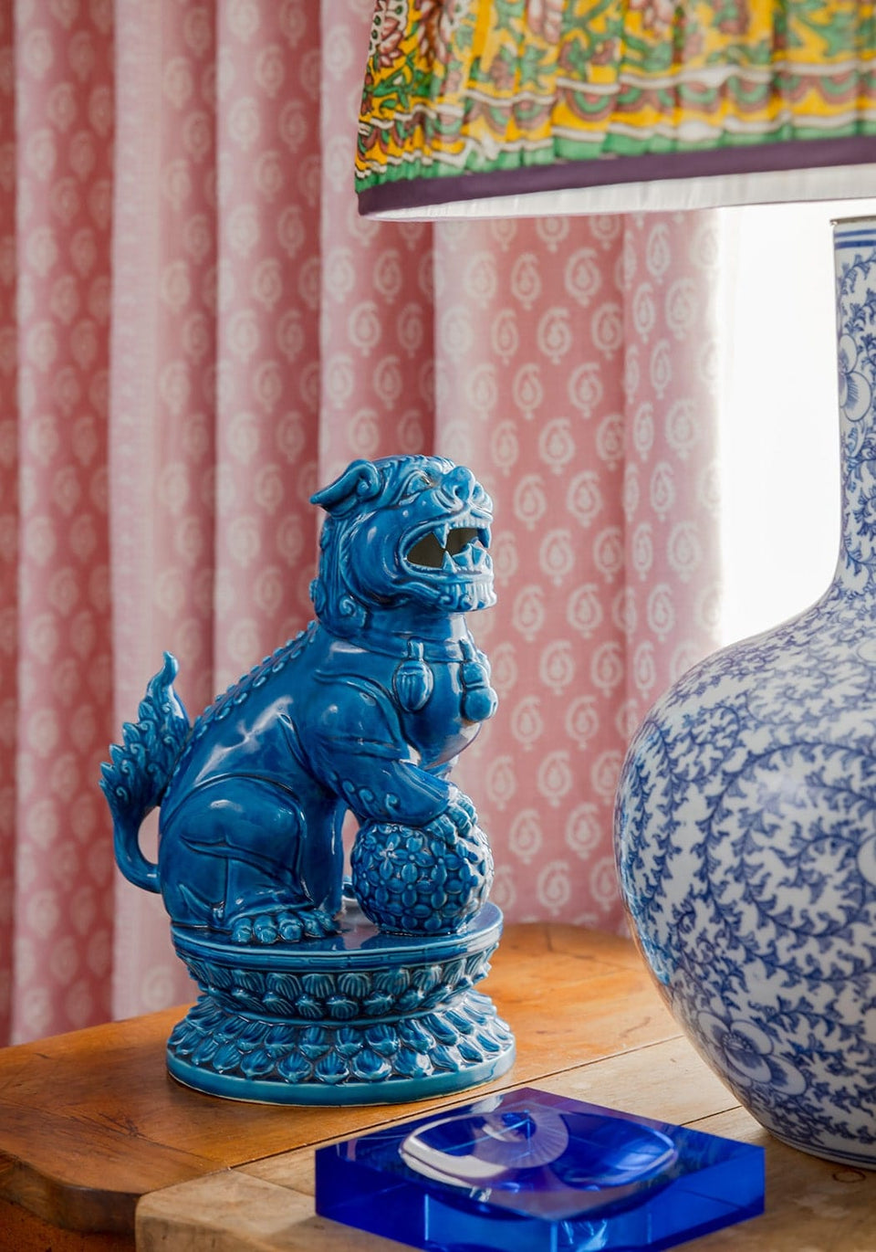 Giselle Azure Guardian Foo Dogs - Casa by Josephine Jenno
