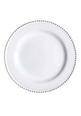 Glacier Bobble Dinner Plates White - Set of 4 - Casa by Josephine Jenno