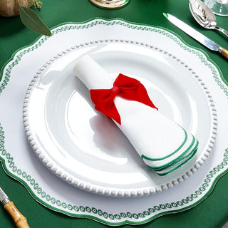 Glacier Bobble Dinner Plates White - Set of 4 - Casa by Josephine Jenno