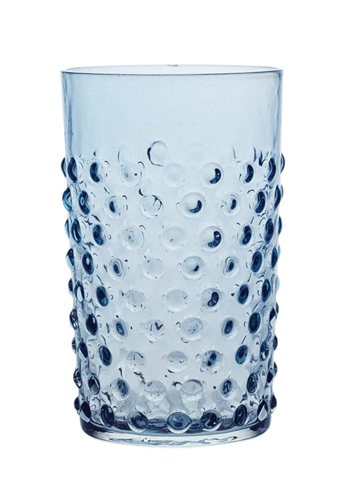 Blue Dew Drop Tumblers - Luxury Glassware Set Of 4